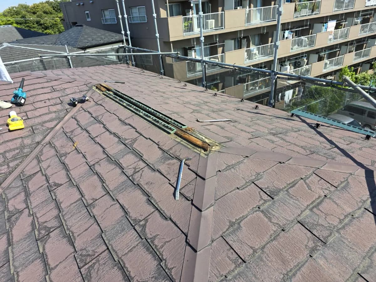 棟板金交換工事